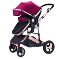 3 in1 alloy frame baby stroller with EN1888 / hot selling high view baby pram